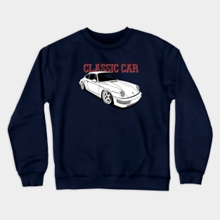 Classic Cars black and white Crewneck Sweatshirt